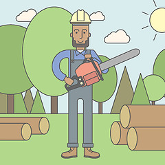 Image showing Lumber-man.