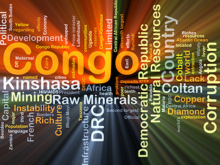 Image showing Congo background concept glowing