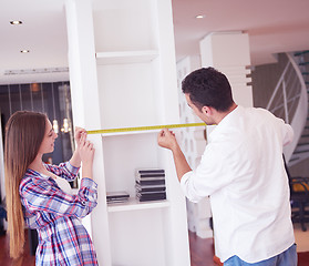 Image showing couple home renovation