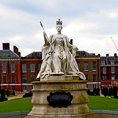 Image showing historic   marble and statue in old city of london england