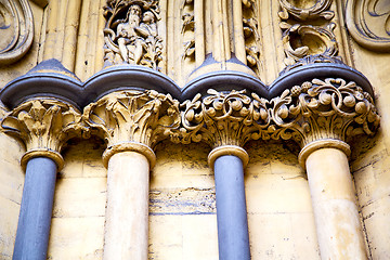 Image showing england  historic   marble  in old city of london 