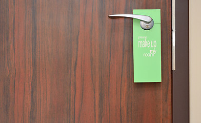 Image showing Please make up my room sign 