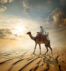 Image showing Journey through desert