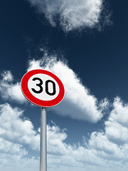 Image showing speed limit