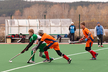 Image showing Youth field hockey competition