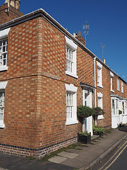 Image showing A row of terraced houses