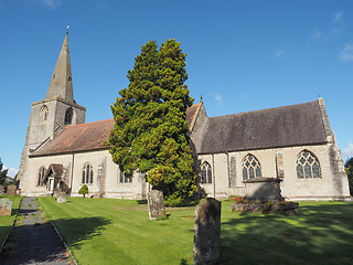 Image showing St Mary Magdalene church in Tanworth in Arden