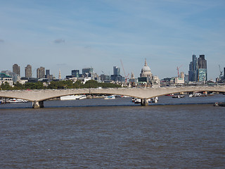 Image showing Waterloo Bridge in London