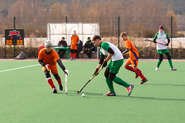 Image showing Youth field hockey competition