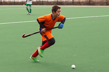 Image showing Youth field hockey competition