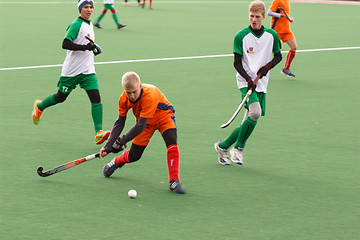 Image showing Youth field hockey competition