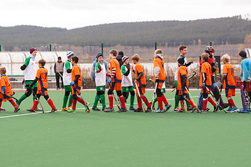 Image showing Youth field hockey competition