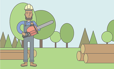 Image showing Lumber-man.