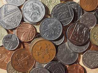 Image showing Pound coins