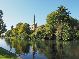 Image showing Holy Trinity church in Stratford upon Avon