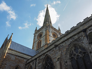 Image showing Holy Trinity church in Stratford upon Avon