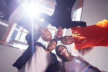 Image showing happy students celebrate