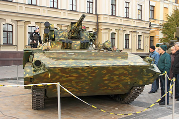 Image showing Exhibition of military equipment in Kyiv