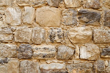 Image showing Ancient stone wall texture