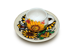 Image showing a saucer with a cup