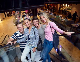 Image showing friends in shopping