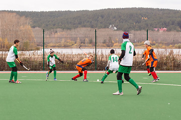 Image showing Youth field hockey competition