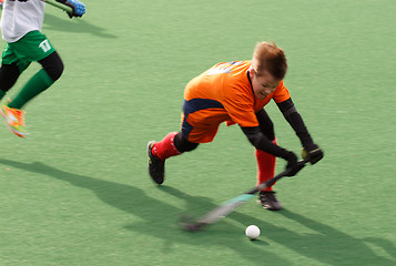 Image showing Youth field hockey competition