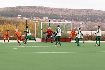 Image showing Youth field hockey competition