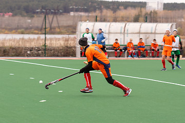 Image showing Youth field hockey competition