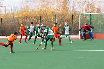 Image showing Youth field hockey competition