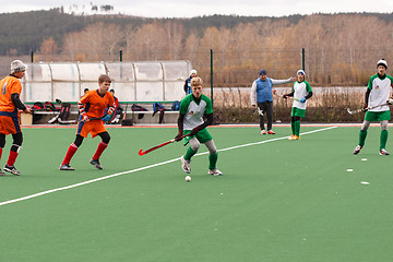 Image showing Youth field hockey competition