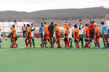 Image showing Youth field hockey competition