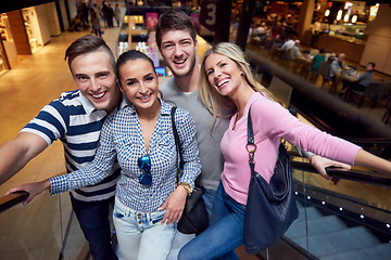 Image showing friends in shopping