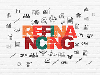 Image showing Finance concept: Refinancing on wall background