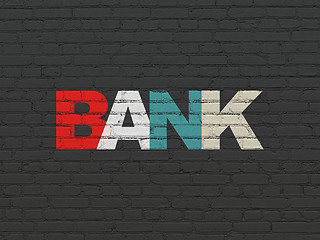 Image showing Banking concept: Bank on wall background