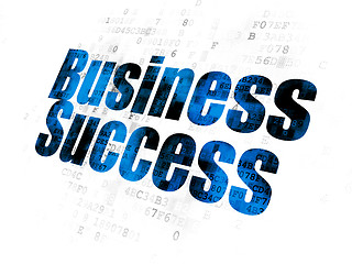 Image showing Business concept: Business Success on Digital background