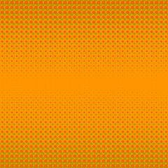 Image showing Orange Halftone Pattern