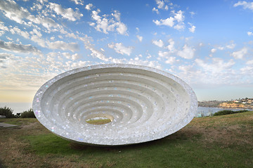 Image showing Sculpture by the Sea - Space Time Continuum V4