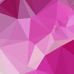 Image showing Fashion Fuchsia Pink Abstract Low Polygon Background