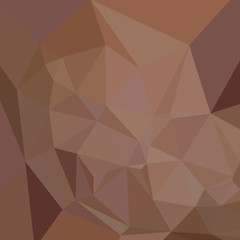 Image showing Caput Mortuum Brown Abstract Low Polygon Background