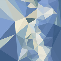 Image showing Columbia Blue Abstract Low Polygon Background