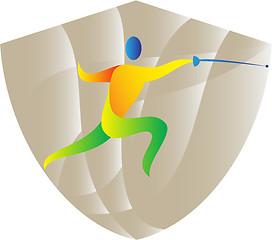 Image showing Fencing Side Shield Retro