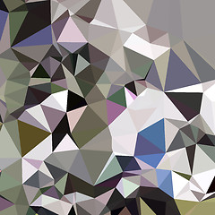 Image showing Davy Grey Abstract Low Polygon Background