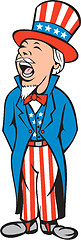 Image showing Uncle Sam American Shouting Cartoon