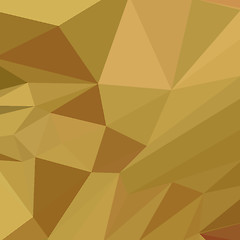 Image showing Goldenrod Yellow Abstract Low Polygon Background