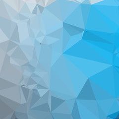 Image showing Capri Blue Abstract Low Polygon Background