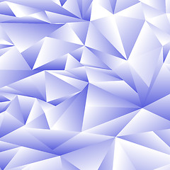 Image showing Abstract Blue Polygonal Background