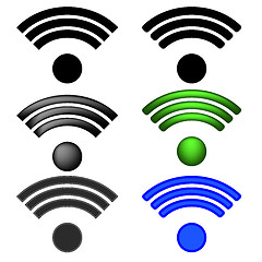 Image showing Set of Radio Icons