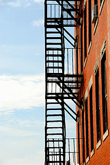 Image showing Fire escape