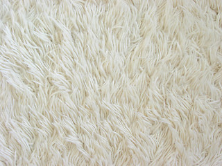 Image showing White carpet texture